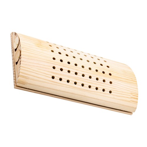 Reusable wooden lumbar pillow - wooden,