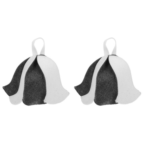 Durable wool blend sauna hat - wool,