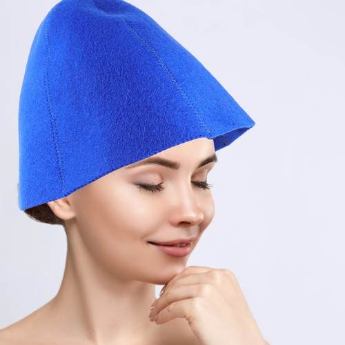 Portable blue wool sauna - portable,