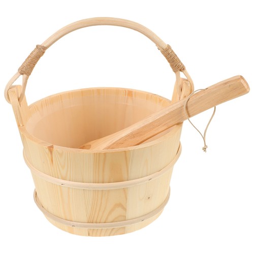 Classic wood sauna bucket - sauna, with