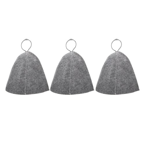 Comfortable grey sauna hat - comfortable,