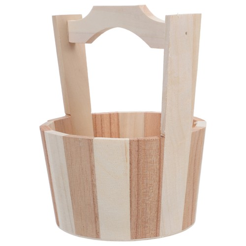Wooden sauna bucket small - wooden,