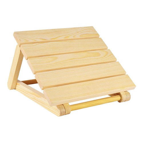 Wooden sauna headrest home use - wooden,