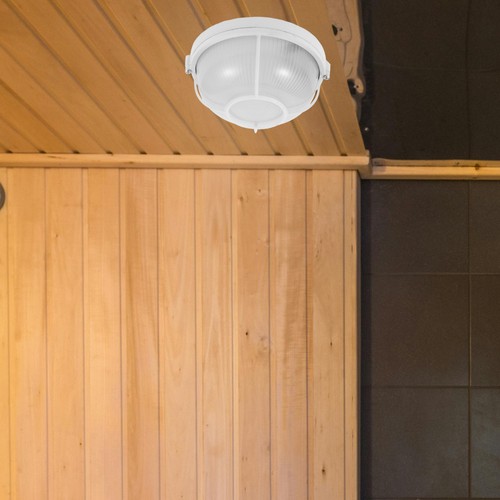 White sauna room lamp durable - sauna,